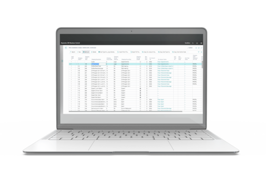 pms interface screen