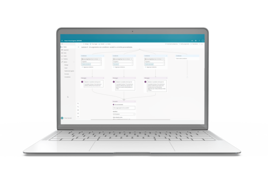 virtual agent screen