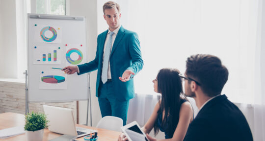 Riunione del team di marketing