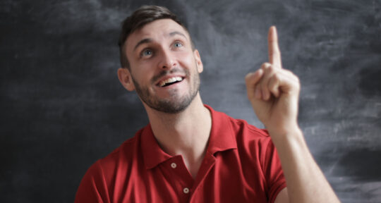 Marketing Manager ha un'idea di instant marketing