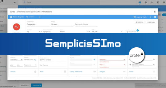 Creare una prenotazione da protel Cloud