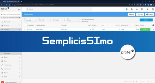 Check-in preciso, perfetto e veloce? è SemplicisSImo!
