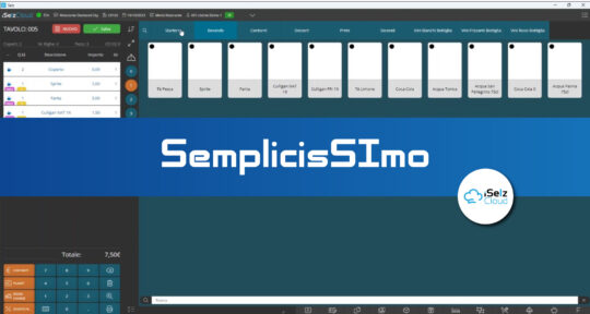 Fare la presa comanda con gestione sedie e ordine di uscita con iSelz Cloud POS è SemplicisSImo!